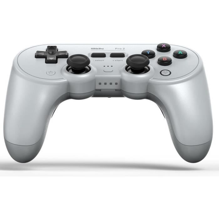 Manette Sans Fil Bluetooth - 8bitDo Pro2 Gray Edition - Switch, PC, Android, Raspberry Pi – Image 6