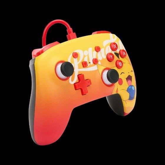Manette de jeu - Nintendo - SWITCH Filaire Pikachu - Orange - 3,5 mm - 10 pieds USB – Image 2