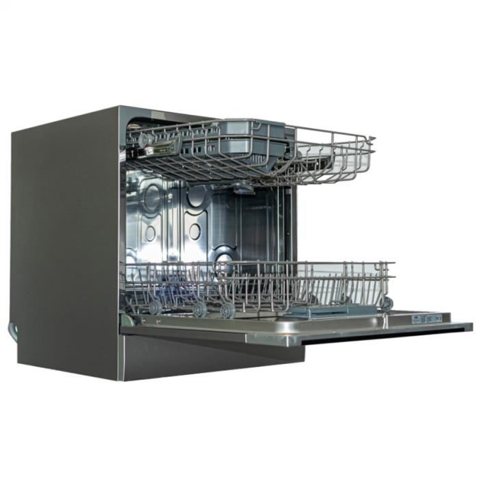 Lave-vaisselle compact NEI NDW8S-3802FS, A+, argent – Image 2