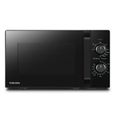 Micro-ondes combin pose libre- TOSHIBA  - 800W - Grill 1000 W - 20L - Noir