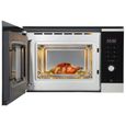 Micro ondes encastrable - CONTINENTAL EDISON - CEMO25GINE - Noir Inox L59,5 x H38,8 x P40,1 cm - 25L – Image 3