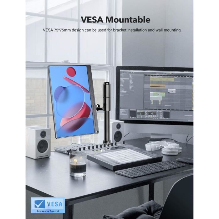 Moniteur Portable Écran USB C UPERFECT 1920X1080 IPS 15.6" FHD Travail ou Gaming - HDMI/Type-C – Image 3