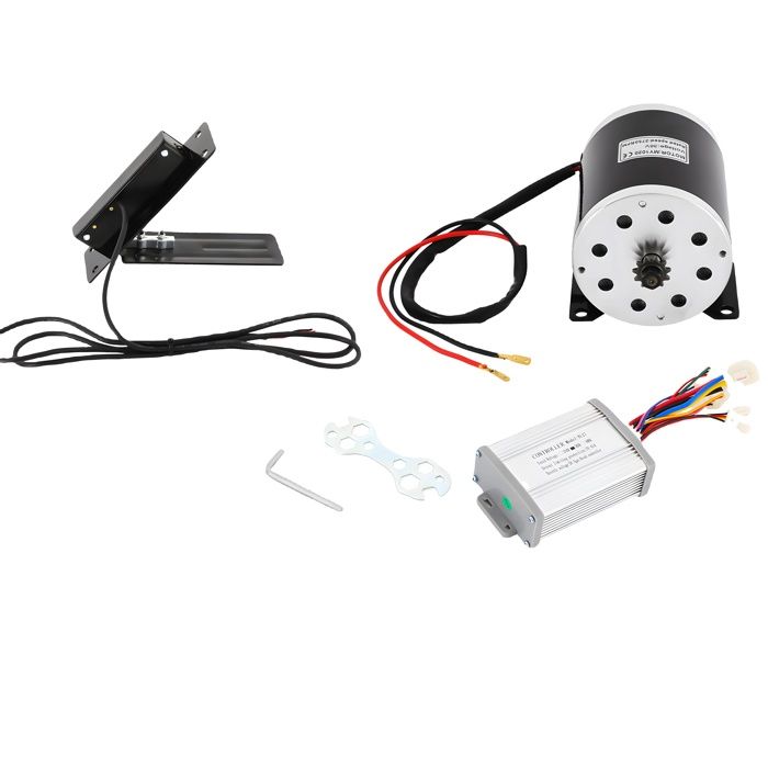 Moteur Électrique à Balais, Puissance 800W, Vitesse 2750 RPM, noir