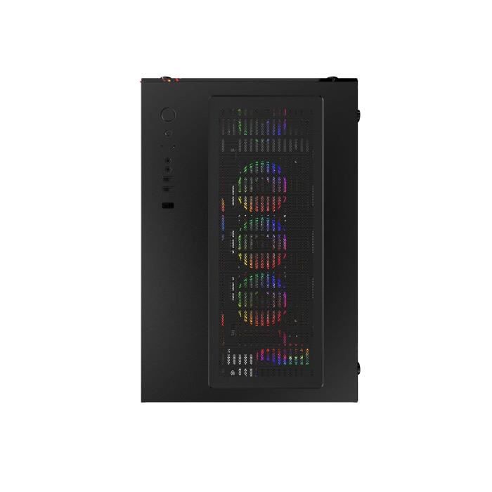 MRED - Boîtier PC Gamer ATX - Noir RGB Crystal Sea – Image 3