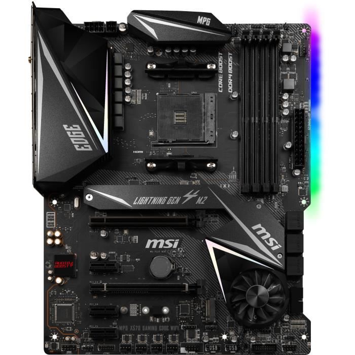 MSI Carte mère MPG X570 GAMING EDGE WIFI - AM4 – Image 2