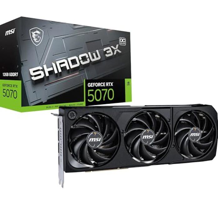 Carte graphique - MSI - GeForce RTX 5070 - 12 Go GDDR7 - DLSS 4 - HDMI 2.1b - PCIe 5