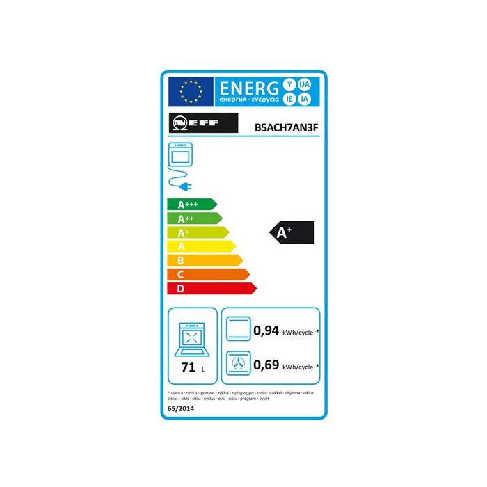 NEFF Four encastrable pyrolyse B5ACH7AN3F, N 50, Slide and Hide®, CircoTherm – Image 2
