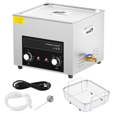 Nettoyeur à Ultrasons-Duoku-15L 360 W-Machine de Cavitation Sonique Numérique-avec Chauffage et Minuterie