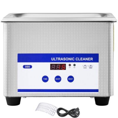 Nettoyeur à Ultrasons-Duoku-0,8 L-Minuterie Numérique-Acier inoxydable-35 W