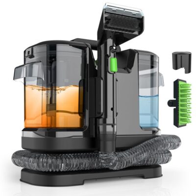 Nettoyeur de canapé, nettoyeur de tapis, compact et portable, nettoyeur de voiture, réservoir d'eau amovible, adapté aux meubles