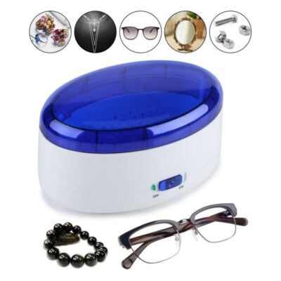 Nettoyeur de Lunettes - VVIKIZY - Portable - Ultrasonique - ABS - 18x13x11cm