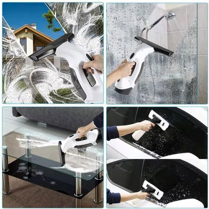 Nettoyeur de Vitres Électrique – MONMECD – Nettoyage Sans Traces – Batterie Rechargeable – Autonomie 35Min – Image 4