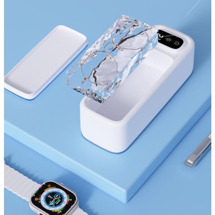 Nettoyeur Ultrason Professionnel pour Lunettes Dentiers Bijoux Appareil de Nettoyage Automatique Maison Ultra Silencieux – Image 2
