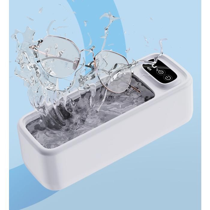 Nettoyeur Ultrason Professionnel pour Lunettes Dentiers Bijoux Appareil de Nettoyage Automatique Maison Ultra Silencieux