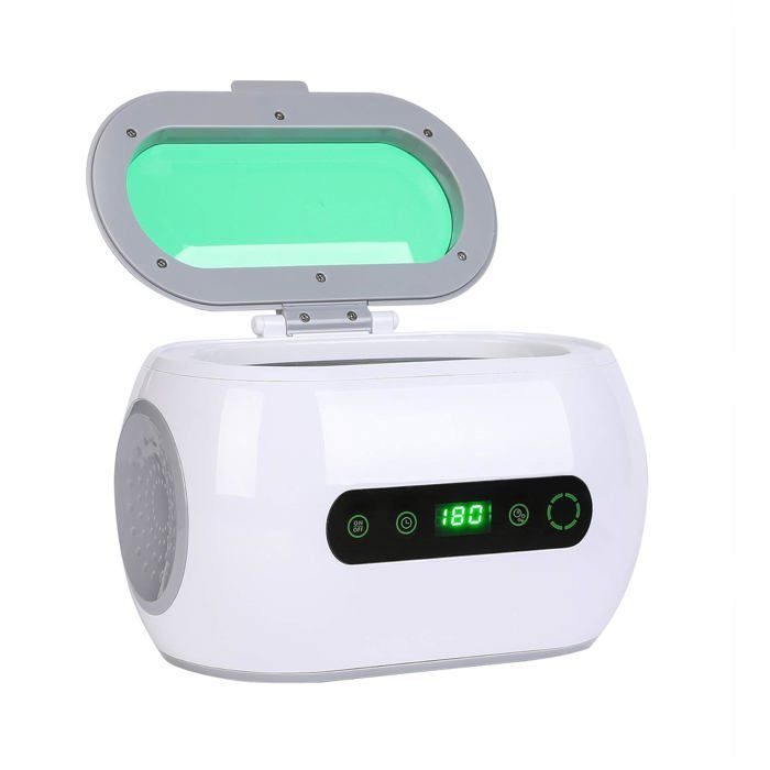 Nettoyeur à Ultrasons Professionnel 600ml, Appareil de Nettoyage pour Lunettes, Montres, Bijoux, Prothèses Dentaires, Ustensiles