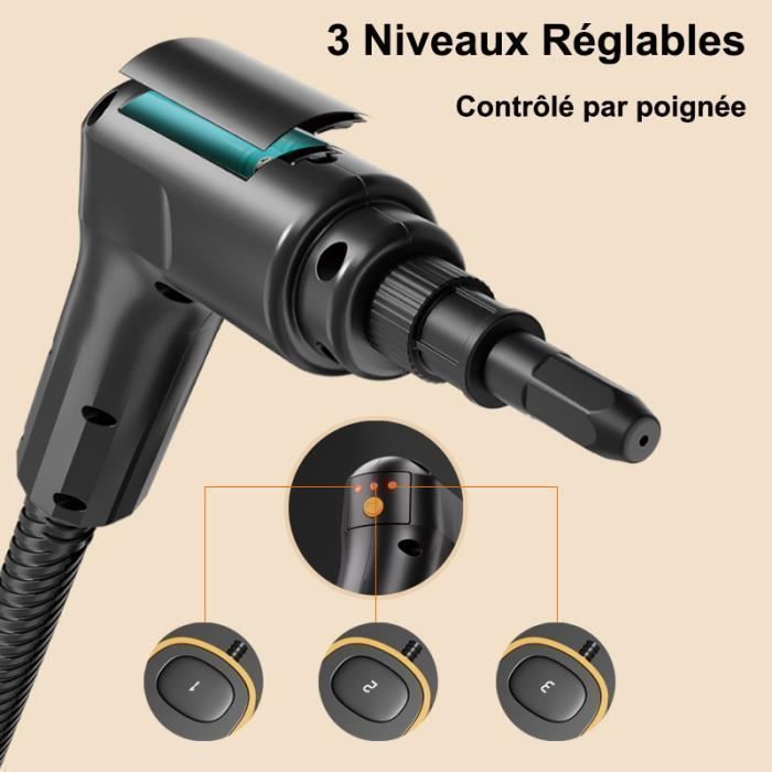 Nettoyeur Vapeur à Main Portable - Haute Pression - 2500W - Nettoyeur Vapeur 1500ml pour Cuisine/Salle de Bain/Maison/Auto/Tissus – Image 4