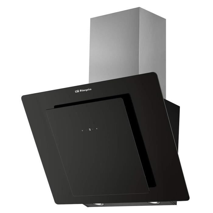 Orbegozo DS 75170 N Hotte aspirante décorative 70 cm en verre trempé capacité d'extraction 579 m3-h éclairage