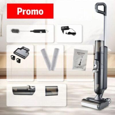 O.Ye Aspirateur Balai Sans Fil Eau/Poussière, 3 en 1/50 MINS D'AUTONOMIE /200W/4.5kPA/0.65L, Détection Intelligent ASPIRATEUR BALAI