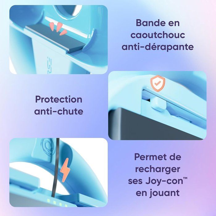 Pack de 2 Volants de Course pour Nintendo Switch 2 - Oniverse - Accessoires pour Mario Kart, Supports Volant Orange et Bleu – Image 4