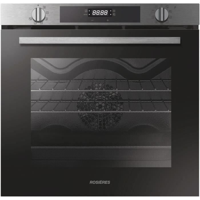 Pack encastrable ROSIERES Four pyrolyse RFC3OP5579IN + Plaque induction RI633CBB – Image 2