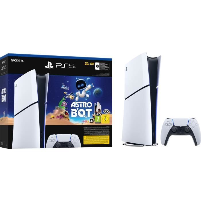Pack PS5 Digital : Console PlayStation 5 (modèle Slim) + Astro Bot – Image 2