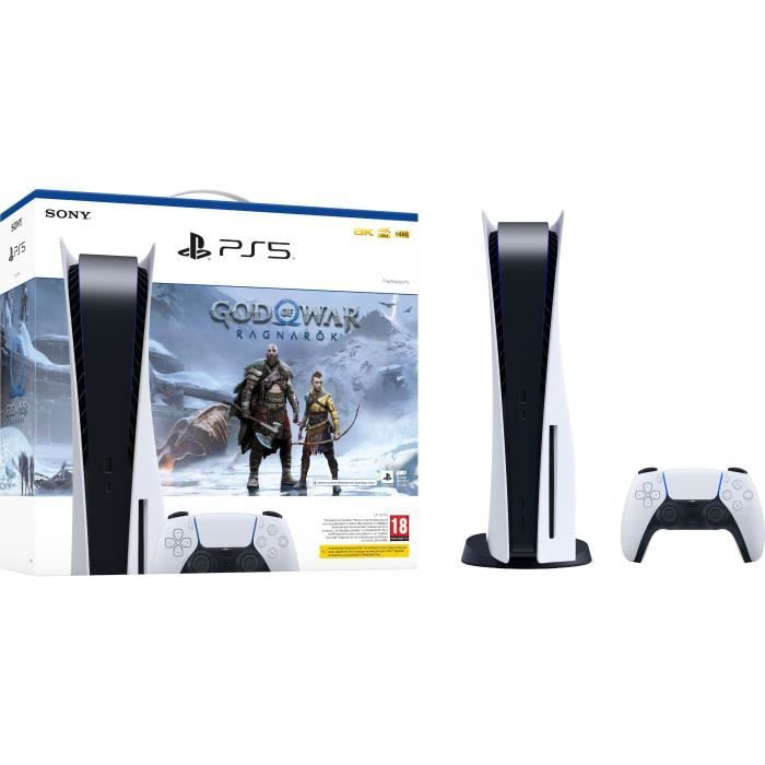 Pack PS5 GOWR Standard : Console PS5 Standard + God of War : Ragnarök (Code) + Gran Turismo 7 + Ratchet&Clank: Rift Apart – Image 2