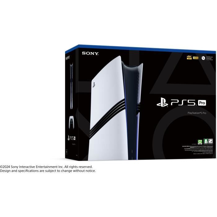 Pack PS5 PRO : Console PS5 PRO + Lecteur de disques pour console PS5 édition numérique – Image 2