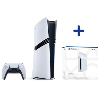 Pack PS5 PRO : Console PS5 PRO + Lecteur de disques pour console PS5 édition numérique