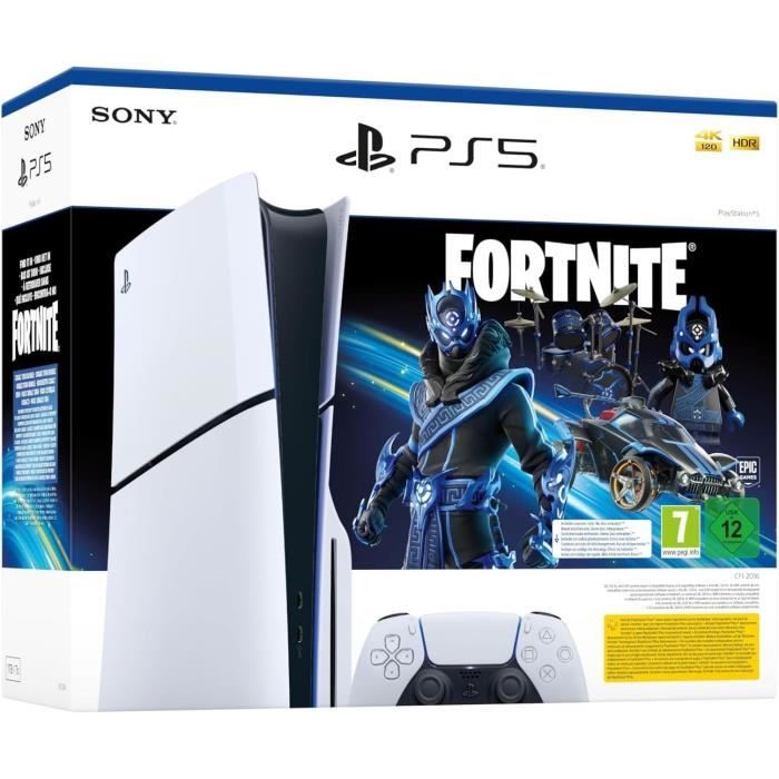 Pack PS5 Standard : Console PlayStation 5 (modèle Slim) + Fortnite® Cobalt Star – Image 3