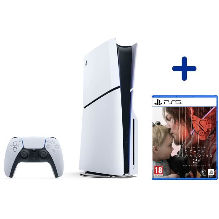 Pack PS5 Standard : Console PlayStation 5 (modèle Slim) + Death Stranding 2