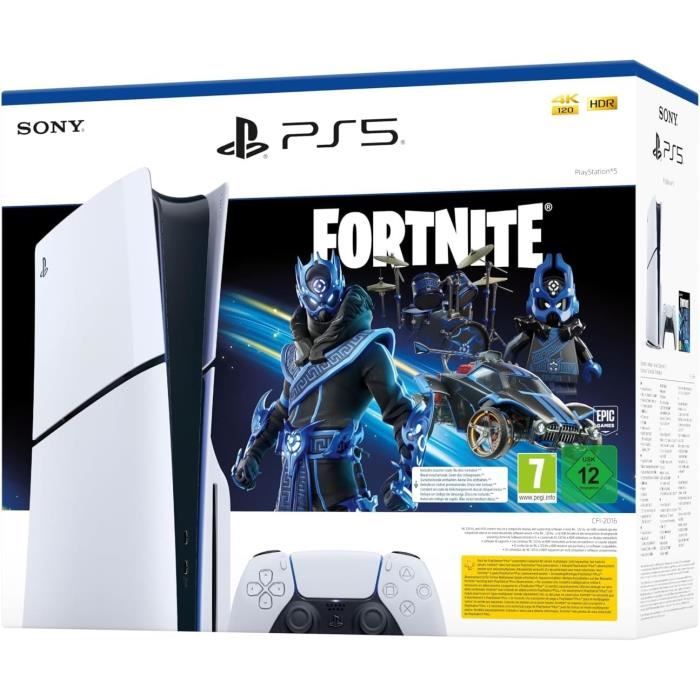 Pack PS5 Standard : Console PlayStation 5 (modèle Slim) + Fortnite® Cobalt Star – Image 4