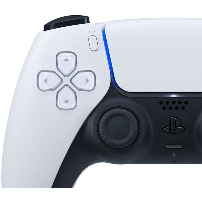 Pack PS5 Standard : Console PS5 (Modèle Slim) + 2ème Manette sans fil PS5 DualSense Blanche – Image 8