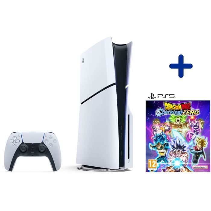 Pack PS5 Standard : Console PS5 (Modèle Slim) + Dragon Ball Sparking! Zero