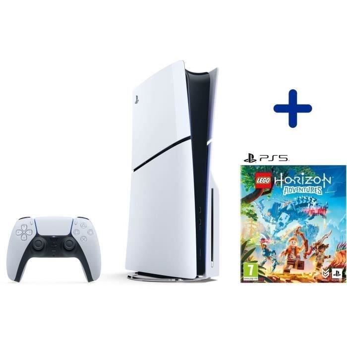 Pack PS5 Standard : Console PS5 (Modèle Slim) + LEGO Horizon Adventures