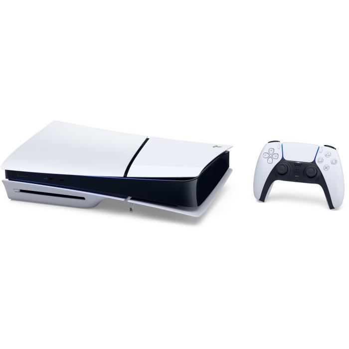 Pack PS5 Standard : Console PS5 (Modèle Slim) + Manette DualSense Blanche + NBA 2K25 – Image 2