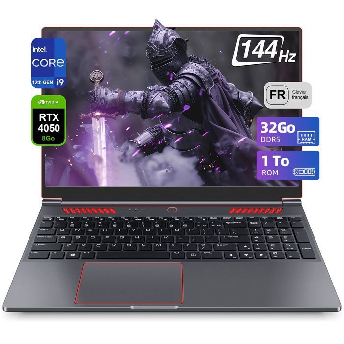 PC Portable Gamer - 16''FHD IPS 144hz - Intel Core i9-13900H(14C/20T) - NVIDIA® GeForce RTX™ 4050 - RAM 32Go DDR5 - SSD 1To