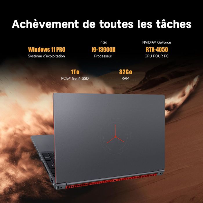 PC Portable Gamer - Intel Core i9-13900H(14C/20T) - NVIDIA® GeForce RTX™ 4050 - 16''FHD IPS 144hz - RAM 32Go DDR5 - SSD 1To – Image 5