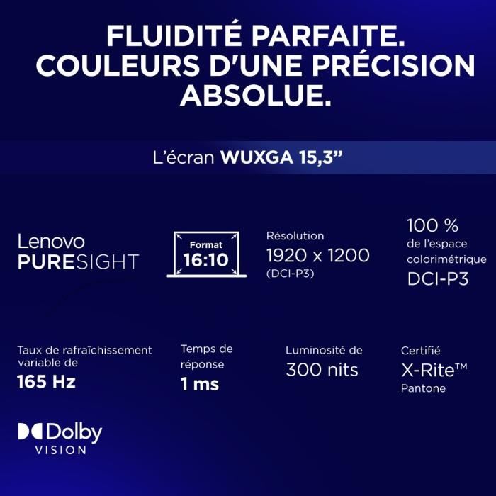 PC portable Gamer LENOVO Legion 5 15IRX10 | Windows 11 - 15,3" 165hz IPS - Core i7-13650HX - RTX 5070 115W - 32 Go - 512 Go – Image 4