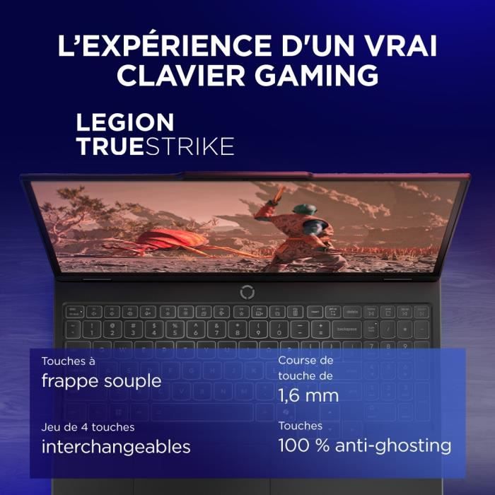 PC portable Gamer LENOVO Legion 5 15IRX10 | Windows 11 - 15,3" 165hz IPS - Core i7-13650HX - RTX 5070 115W - 32 Go - 512 Go – Image 6