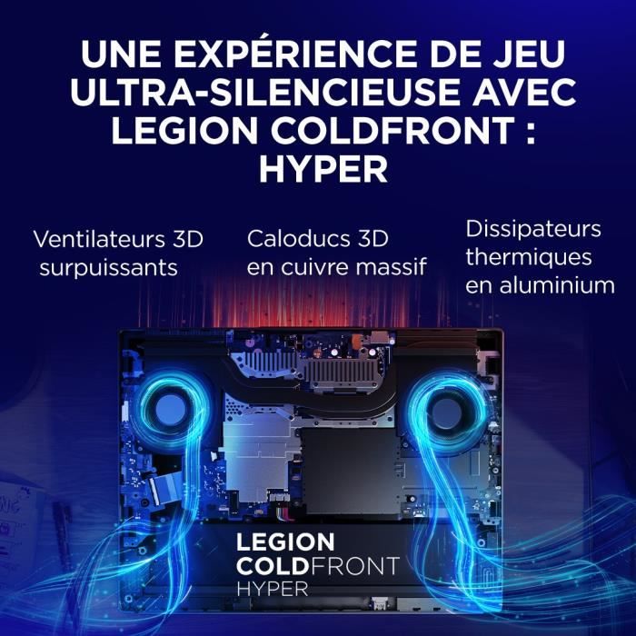 PC portable Gamer LENOVO Legion 5 15IRX10 | Windows 11 - 15,3" 165hz IPS - Core i7-13650HX - RTX 5070 115W - 32 Go - 512 Go – Image 8