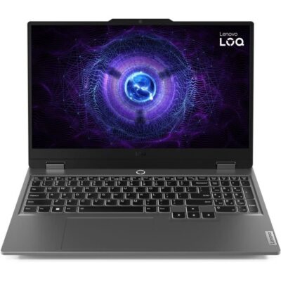 PC Portable Gamer LENOVO LOQ 15IAX9 | Sans Windows - 15,6'' FHD 144Hz - Core i512450H - RTX 4050 105W - RAM 24Go - SSD 512Go AZERTY
