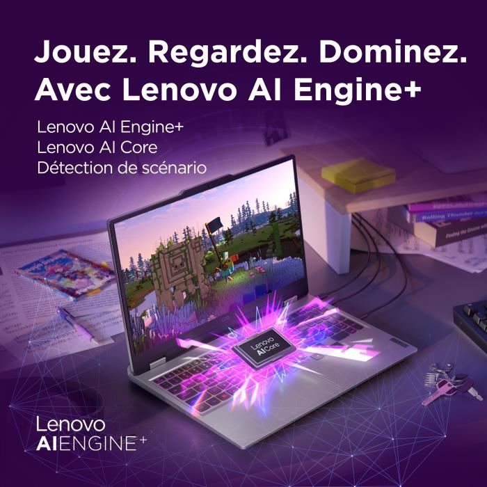 PC portable Gamer LENOVO LOQ 15IRX10 | Sans Windows - 15'' FHD 144hz - Core i5-13450HX - RTX 5060 100W - 16 Go - 512 Go - AZERTY – Image 7