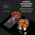 Plaque induction 5 feux encastrable - Klarstein - 90 cm - 7000 W - plaque de cuisson électrique - plaque vitroceramique - noir – Image 6