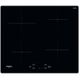 Plaque induction - WHIRLPOOL - WSQ2160NE - 4 foyers/boosters - 7200 W - Largeur 60 cm