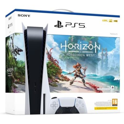 Console PS5 - Sony - Horizon Forbidden West - 825 Go - Bundle - Manette DualSense
