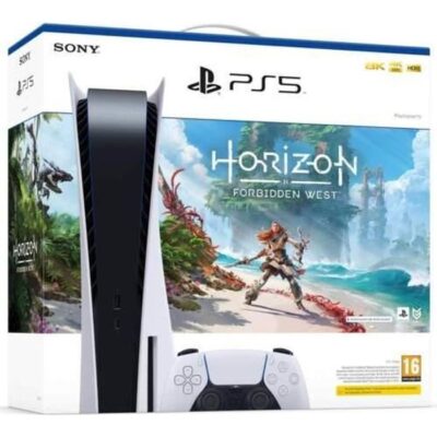 Console de salon - Sony - PS5 Standard - Noir - 825 Go - Version disque avec Horizon Forbidden West
