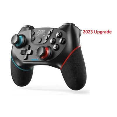 QUMOX Manette Switch, Manette sans Fil pour Switch /Switch OLED, Nintendo Manette Switch Pro Capture D'ÉCRAN Turbo Réglable/ 6 Axes
