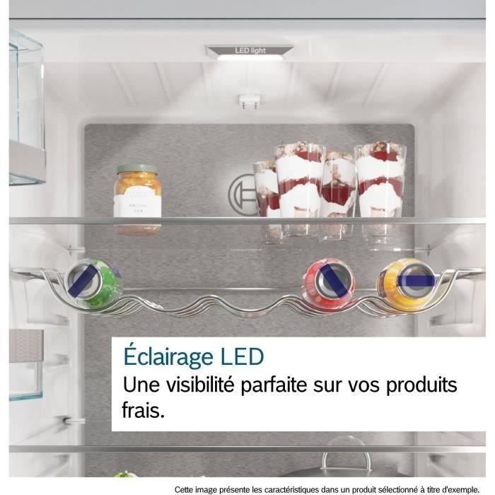Réfrigérateur combiné - BOSCH - KGN86VIEA - Classe E - 479 L - 186 x 86 x 81 cm - Acier brossé – Image 5