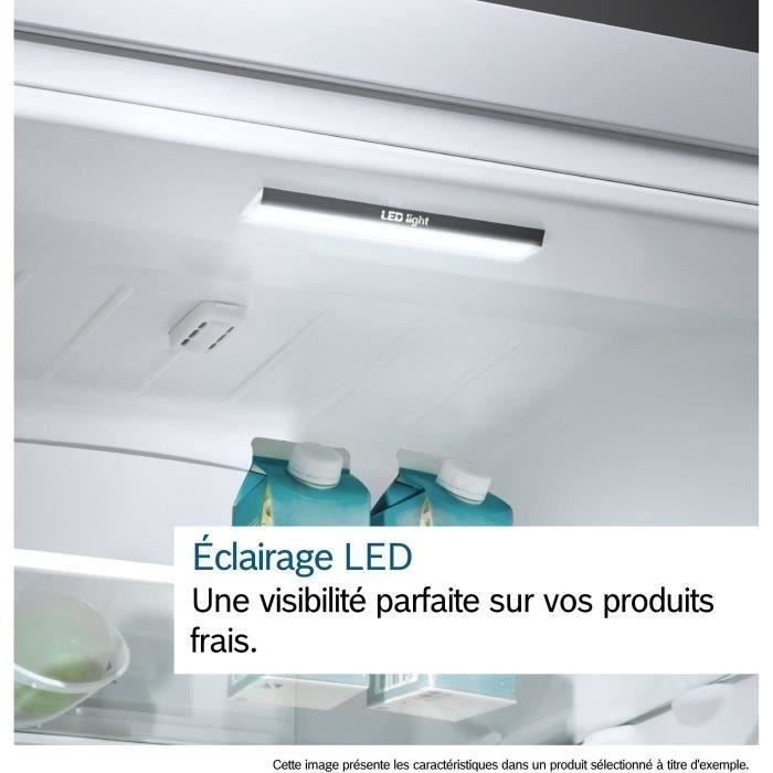 Réfrigérateur combiné - BOSCH - KGN86VIEA - Classe E - 479 L - 186 x 86 x 81 cm - Acier brossé – Image 6