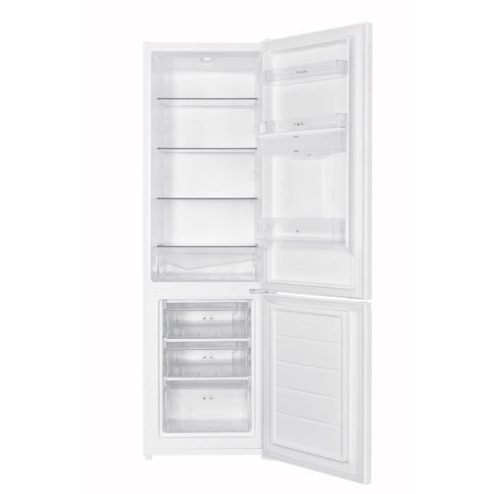 Réfrigérateur combiné BRANDT BC8027EWD - 2 portes - 260L - L55 cm - Blanc – Image 2
